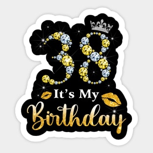 It's My 38th Birthday Sticker